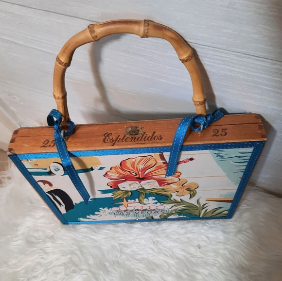 RARE vintage Las Vegas jewel Don Roberto cigar esplendidos box purse - Picture 4 of 7